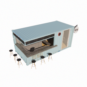 20-Fuß-Container Kostengünstige Versandcontainer Vorgefertigte Geschäfte und Häuser zum Verkauf - Product Image 5