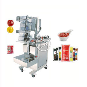 SJIII-S200 Emballage automatique multi-usages de haute précision pour le collage de gelée liquide, de sucettes glacées, de pâte de tomate, de produits chimiques alimentaires, d'emballage FFS - Product Image 1
