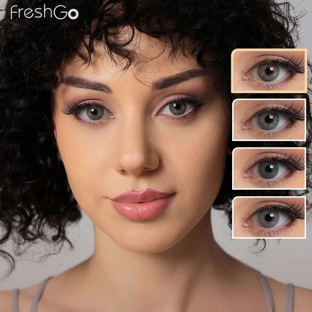 Freshgo Broadway Color Contact Lenses Natural Gray color contact lens lentes de contacto Yearly Colored Contact Lens