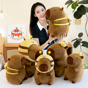 Muñeco de Peluche de Capibara Viral, Lindo y Divertido, Regalo de Conejillo de Indias, Peluche Largo Relleno de Algodón PP, 31-50cm, 14+ Años, Venta al por Mayor - Product Image 3