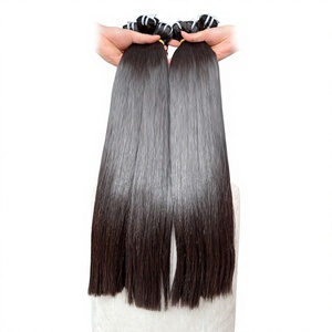 Extensiones de Cabello Humano Remy Virgen Vietnamita 100% al por Mayor, Liso Extremo, Cutícula Intacta, Doble Trama a Máquina, Estilo Liso - Product Image 1