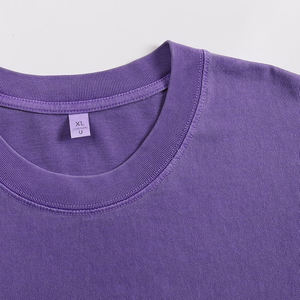 Camiseta Vintage Extra Grande para Hombre al por Mayor, 260 g/m², 100 % Algodón, Lavado Ácido, Logotipo Personalizado, Camisetas Lisas - Product Image 4