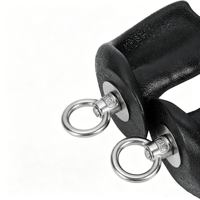 Poignées ergonomiques texturées antidérapantes pour machine à câble, avec œillets en PP, robustes, pour entraînement à domicile, tirage vertical, rame, exercices pectoraux