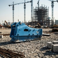 Hydraulischer Hammer für Baggerlader zur Steinbrechung bei ländlichen Straßen und Gebäudedemolition