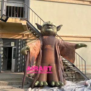 Personaggio dei cartoni animati del mostro Yoda del bambino gonfiabile gigante per la pubblicità