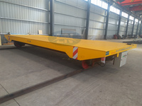 Chariot de manutention ferroviaire industriel à propulsion pour le déplacement et le manutention de marchandises