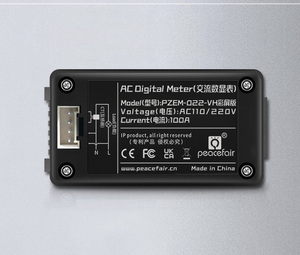 عداد طاقة رقمي ذكي 6 في 1 طراز PZEM-020 بقوة 10 أمبير أحادي الطور مع شاشة LCD لقياس الجهد الكهربائي 220 فولت وعداد الكيلوواط ساعة وأدوات كهربائية ذكية - Product Image 5