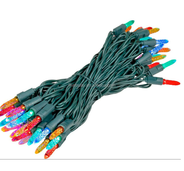 25FT 50 LED M5 Christmas String Lights IP65 Rated Commercial Grade One-Piece Mini Light Set Ra90 CRI 3-Year Warranty