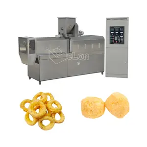 Industrial puff donut extrusora máquina para hacer al horno inflado aperitivos