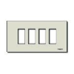 Aluminum Plate With Gold Snap 14.5 In X 7.5 In X 0.6 In For <b>Plugs</b> And <b>Sockets</b> - Product Image 1