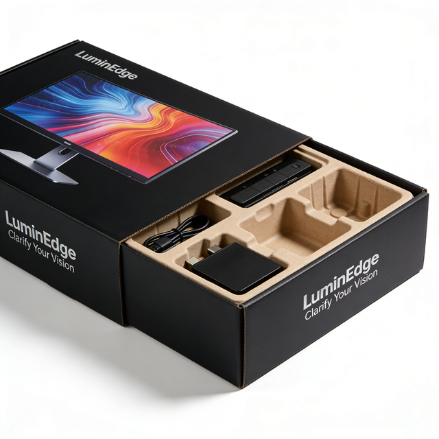 Eco Friendly Corrugated Tv Monitor Packaging Box Custom Hd Printed Shockproof Shipping Box for Electronics