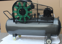 Nouveau compresseur d'air industriel 15kw 220v 380v TENSIONS 500l 300l 1000L RÉSERVOIRS 8bar PRESSION DE TRAVAIL Moteur à huile