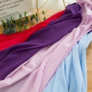 Tela de Forro de Chifón Perla Sólida, Suave y Fluida, No Transparente, Material Premium para Uso como Capa Interior en Vestidos y Camisas de Mujer - Product Image 4