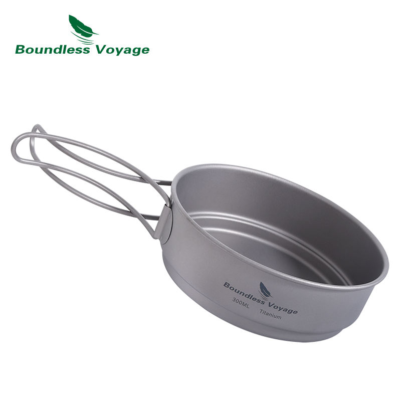 Boundless Voyage Titanium Cookware Lightweight Durable