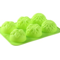 Usine professionnelle vente Silicone ustensiles de cuisson moule à gâteau moule à Popsicle en forme de fleur de Rose
