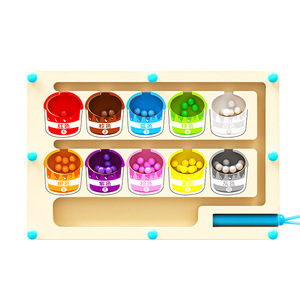 Juego <span class=keywords><strong>de</strong></span> Laberinto Magnético <span class=keywords><strong>de</strong></span> <span class=keywords><strong>Madera</strong></span> Educativo con Números <span class=keywords><strong>de</strong></span> Helado Coloridos Montessori, para Niños <span class=keywords><strong>de</strong></span> 4 a 6 Años, Unisex, CPC - Product Image 3