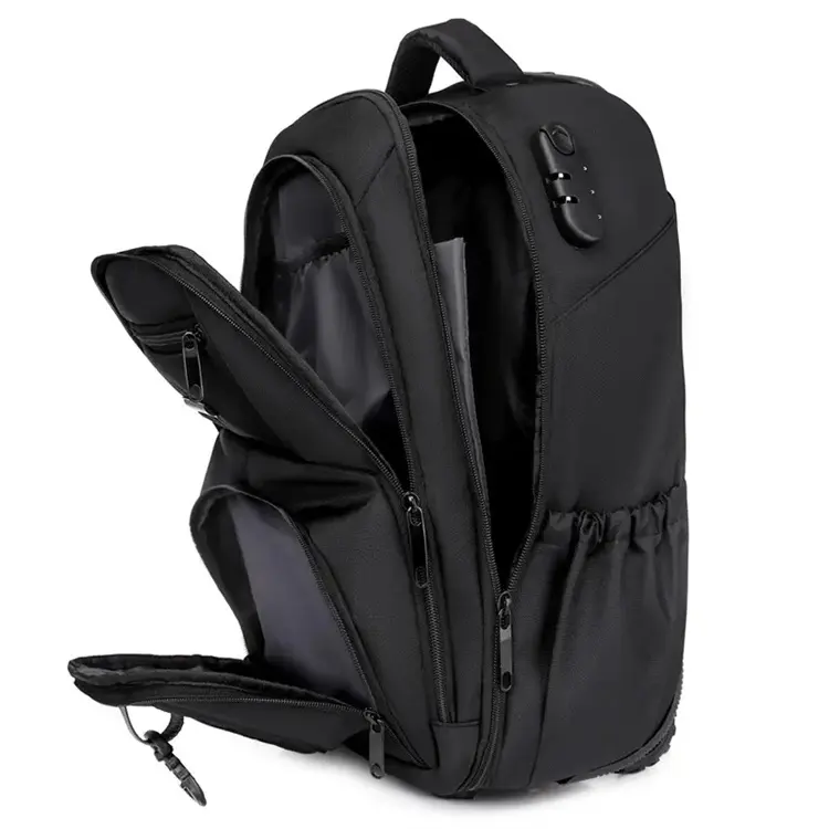 Wholesale Wheel Laptop Business Backpack Safety Rolling School Computer Bag Case 17 17.3 inch