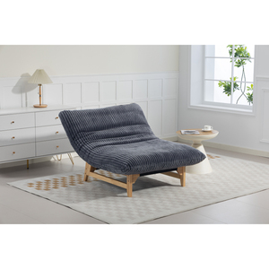 Accent Armless Lazy <b>Sofa</b> Corduroy Fabric Single <b>Sofa</b> For Living Room And Bedroom - Product Image 4
