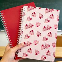 Bloc-notes à spirale perforé avec pages détachables, blocs de notes adhésives amovibles, couverture rigide pour bureau, écriture, portable, format poche