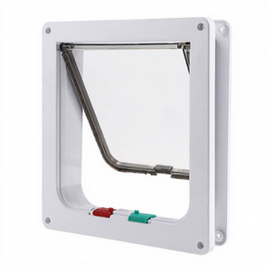 <span class=keywords><strong>Porte</strong></span> pour animaux de compagnie automatique à 4 modes de verrouillage, <span class=keywords><strong>porte</strong></span> silencieuse à clapet pour chiot, <span class=keywords><strong>chien</strong></span>, chat, pour fenêtre, verre, bois, plastique, métal - Product Image 5