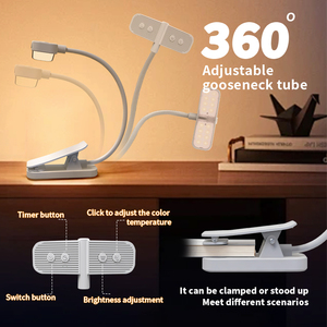 Egh Dimmable ấm LED thân thiện với môi Nail bảng Bàn đèn USB LED Nordic lampe de Bureau nghiên cứu Tiện ích bảng đèn cho nghiên cứu - Product Image 3