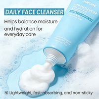 Nettoyant Moussant à l'Aloe Vera et au Beurre de Karité Anti-Acné, Minimiseur de Pores, Contrôle du Sébum, Convient à Tous Types de Peaux