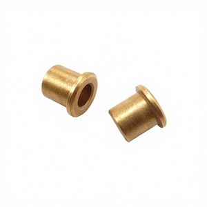 Cojinete de Cobre Sin Aceite de 6.35x9.6x11 mm HXHV, Diámetro de Brida de 12.5 mm, Material de Pulvimetalurgia <span class=keywords><strong>663</strong></span> - Product Image 1