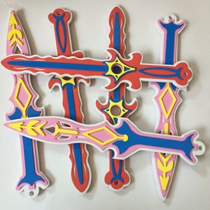 Set di <span class=keywords><strong>Spada</strong></span> e Scudo in Schiuma EVA, Giocattolo Morbido Ispirato ai Vichinghi e ai Pirati - Product Image 3