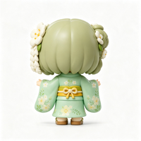 Jouet d'art en PVC personnalisable, écologique, promotionnel, de style japonais, magnifique personnage de poupée, pour cadeaux de bienvenue et fêtes