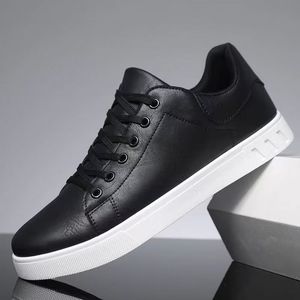 Baskets pour hommes en cuir PU marron et noir, style élégant, vente en gros d'usine, grandes tailles 39-48, chaussures décontractées pour hommes, mode grande taille - Product Image 2