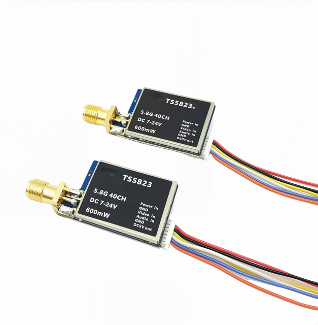 TS5823 Pro 200mW/600mW Video Transmitter Module 5.8GHz 40CH VTX with 5V BEC for RC FPV Racing Drone Quadcopter Part