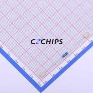 Resistencia de Orificio Pasante RN 1/4W 680R F T/B A1, Componente de Orificio Pasante (THT), Película Metálica de 2.4x6.4mm, 680 Ohm, 1%, 250V - Product Image 2