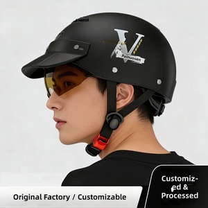 Cascos de Motocicleta Unisex PP de Media Cara, para Adultos, Personalizables, Certificados contra Impactos, de Fábrica - Product Image 5
