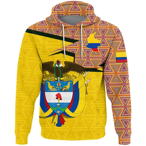 Sudadera con capucha colombiana impresa Cepillo <span class=keywords><strong>de</strong></span> bandera <span class=keywords><strong>de</strong></span> <span class=keywords><strong>Colombia</strong></span> Fabricación OEM Estilo <span class=keywords><strong>de</strong></span> personalidad Sudaderas con capucha personalizadas para hombres Sudaderas con capucha para hombres más vendidas - Product Image 4