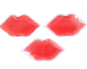 2026 Compresse de gel réutilisable en forme de lèvres, chaud/froid, personnalisée, pour les lèvres |   Compresse rafraîchissante pour soulager la douleur et les gonflements après une chirurgie des lèvres, soin de beauté - Product Image 1