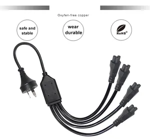 SAA 4 * C5 Conector de repuesto estándar Computadora Y Divisor de rama Cable de alimentación para electrónica de consumo - Product Image 3