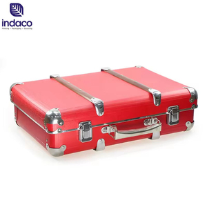China Manufacturer Useful Large Luggage Suitcase Vintage Style Suitcase <b>Cardboard</b> Paper <b>Box</b> - Product Image 3