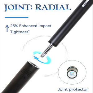 Taco de billar de fibra de carbono de alta tecnología con eje dividido de 12.9mm, duradero, para billar de nueve bolas - Product Image 3