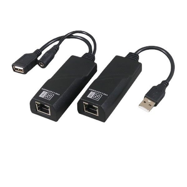 WODEXUN USB 2.0 Extender to RJ45 Over Cat5 Cat5E Cat6 up to 100 Meter for USB Flash Disk and Mouse Keyboard and More