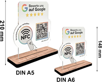 Autocollant de table NFC pour restaurant, compatible Google Reviews NFC215, carte de commentaires 13,56 MHz, autocollant intelligent à tapoter, logo personnalisé ODM