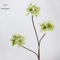 Vente directe usine – Branches de fleurs artificielles en polyuréthane Clivia Gladiolus pour décoration, accessoires de photographie de mariage et maison