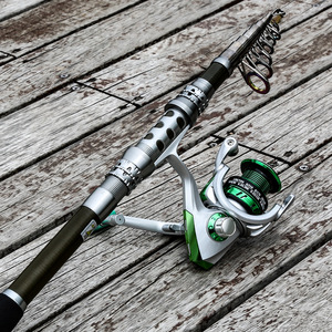 Produttore diretto transfrontaliero all'ingrosso Set completo a lunga distanza di colata in carbonio manico diritto filatura mulinello <span class=keywords><strong>mare</strong></span> pesca esca - Product Image 5