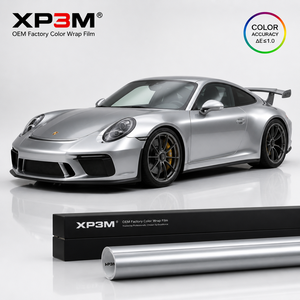 Film de protection de voiture XP3M Liquid Metal Star Silver, vinyle TPU brillant effet métal liquide, 7,5 mil, auto-réparant, anti-rayures, anti-jaunissement - Product Image 2