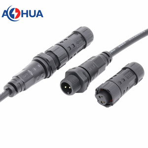 M12 nam/nữ 3 4 5 6 8 pin không thấm nước phía trước/Phía sau bảng điều khiển gắn kết nối với dây duy nhất - Product Image 3