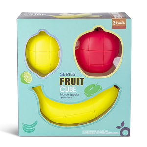 Thiết Kế Mới Sáng Tạo Trái Cây Hình Dạng Đồ Chơi Quà Tặng Thiết Lập 3X3 Tốc Độ Ma Thuật <span class=keywords><strong>Cube</strong></span> Giáo Dục Câu Đố Brain Teaser Trò Chơi - Product Image 6