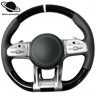 Nouveau volant en cuir pour Mercedes-Benz pour les modèles W223/W213/206/W222/GLC/X253/C253/CLA W117 GLE/CLS avec matériaux PU/PVC