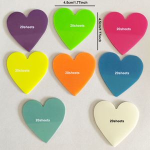 8 Colors 160 Sheet PET Transparent <b>Sticky</b> <b>Note</b> Memo Pad Scrapes Stickers Waterproof Clear Notepad for School Stationery Office - Product Image 5