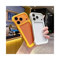 Coque de protection antichoc en silicone TPU pour iPhone 17 Pro Max, 16, 15, 14 Plus, 17AIR, et iPhone 15 Pro, 15 Pro Max