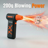 Souffleur électrique haute vitesse 130K tr/min, ventilateur portatif rechargeable, puissance de soufflage de 200g