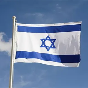 Flagnshow, высококачественный принт, 3x5 футов, Национальный Флаг Израиля